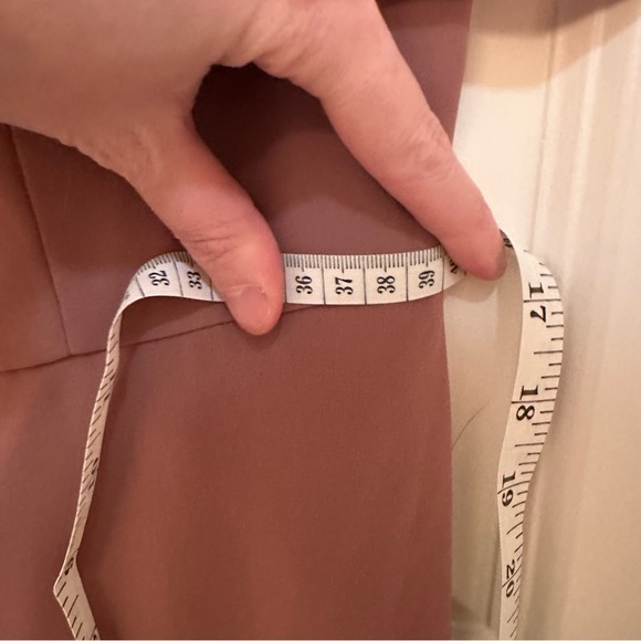 DESSY BRIDESMAID DRESS - SLEEVELESS V-BACK  - LUX CHIFFON - COLOR SIENNA - Picture 7 of 9